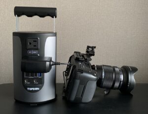 BMPCC4Kにポータブル電源を接続した場合の連続撮影時間
