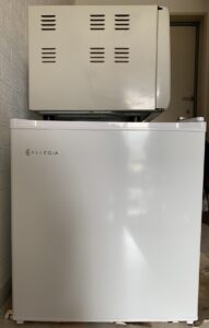 【レビュー】一人暮らしにちょうど良い冷蔵庫「ALLEGia(アレジア)冷蔵庫46L」