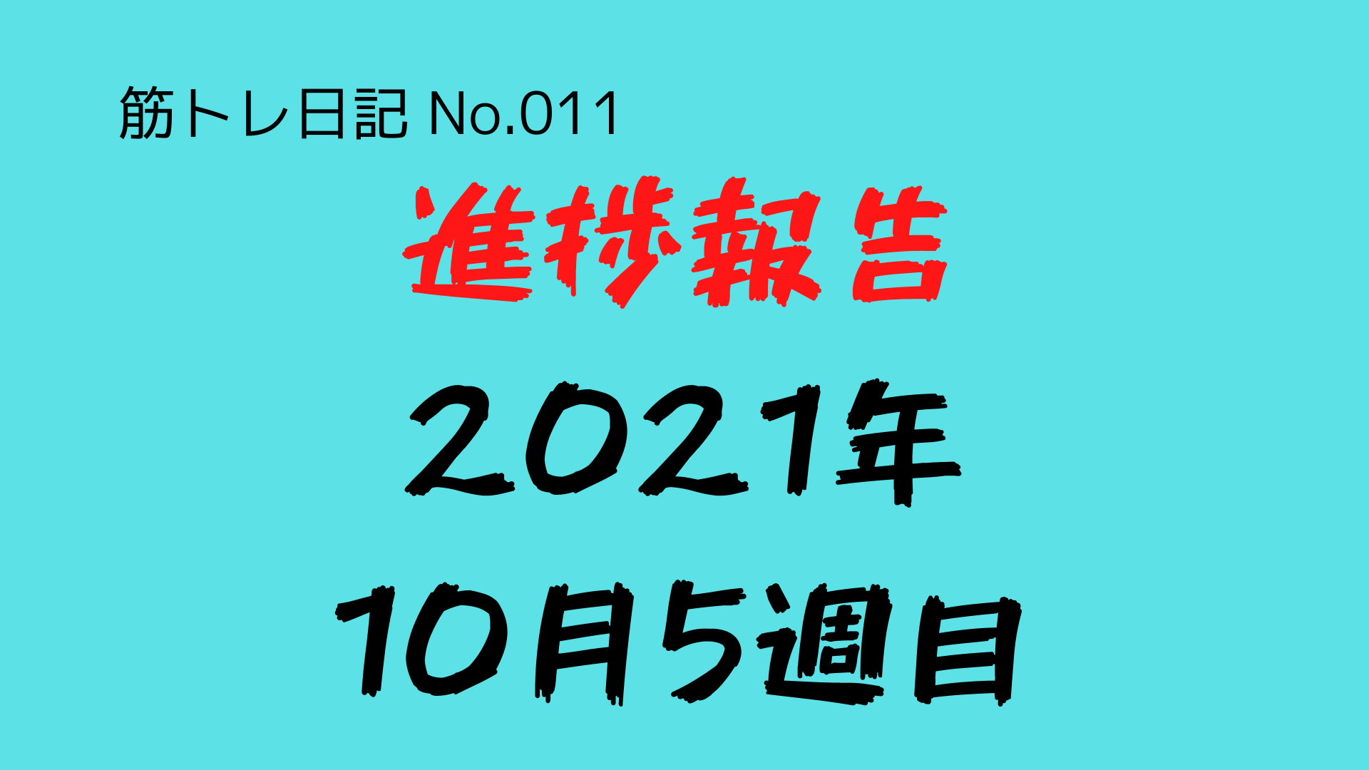 (筋トレ日記-No.011)進捗報告(2021年10月5週目:24日〜30日)ハンギングワイパーの最大回数が14回から16回に上がった!